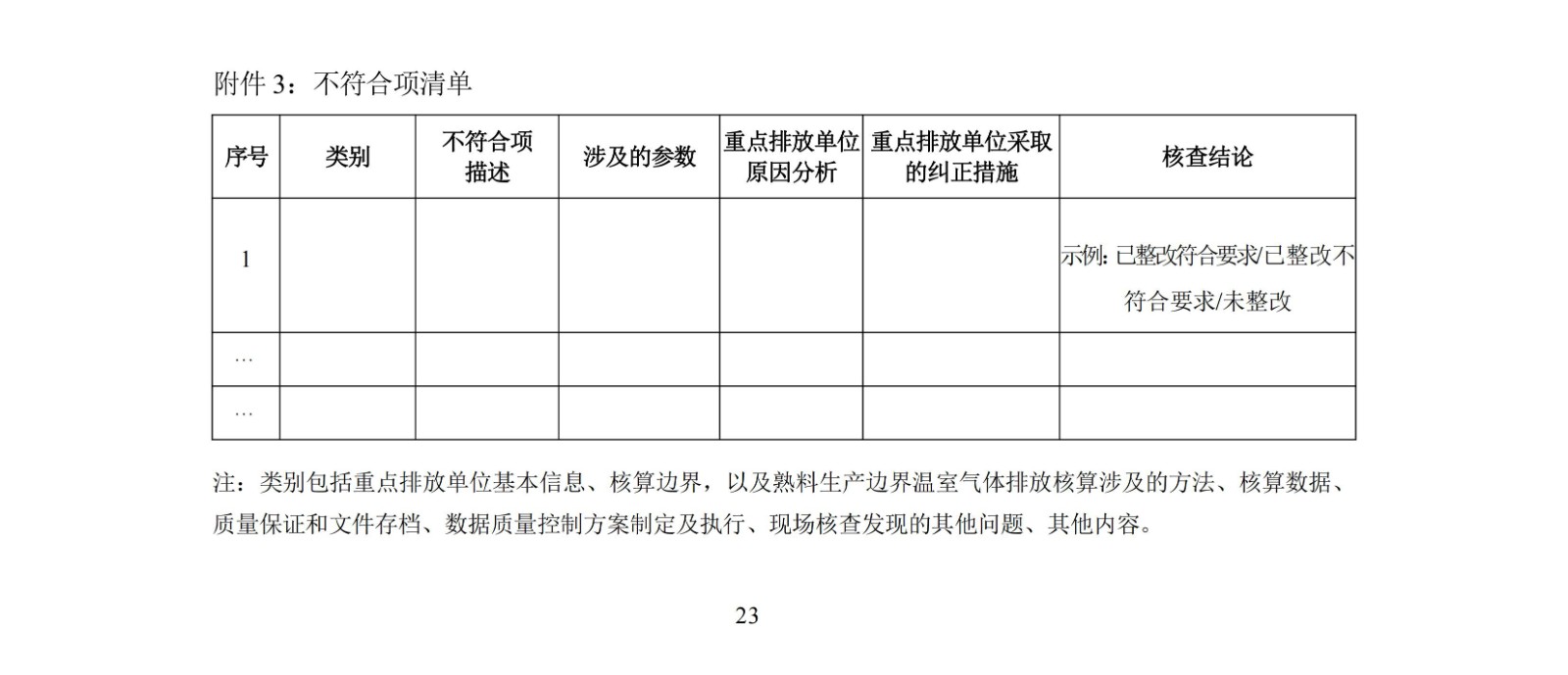 企业温室气体排放核查技术指南水泥行业