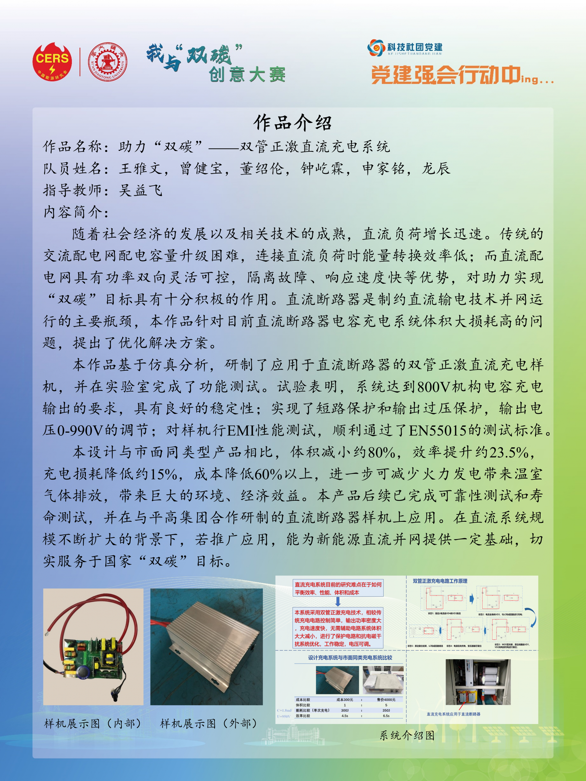 “我与‘双碳’”主题创意大赛获奖作品情况及项目名称