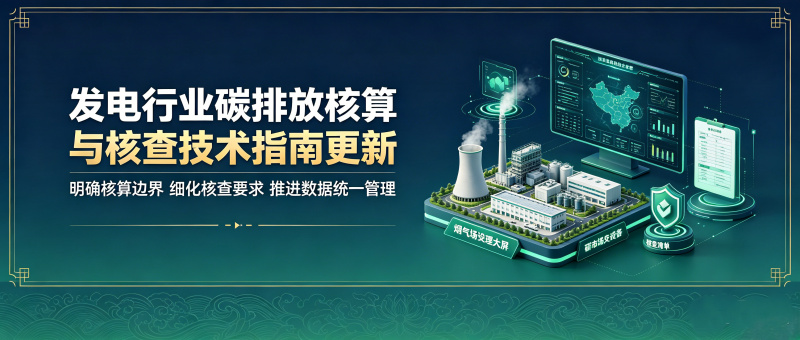 优化碳核算核查体系 | 生态环境部更新发电行业碳排放核算与核查技术指南