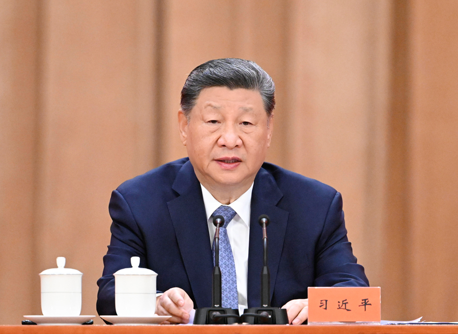 7月8日上午,国家科学技术奖励大会、中国科学院第二十二次院士大会和中国工程院第十八次院士大会、中国科学技术协会第十一次全国代表大会在北京人民大会堂隆重召开。中共中央总书记、国家主席、中央军委主席习近平出席大会并发表重要讲话。